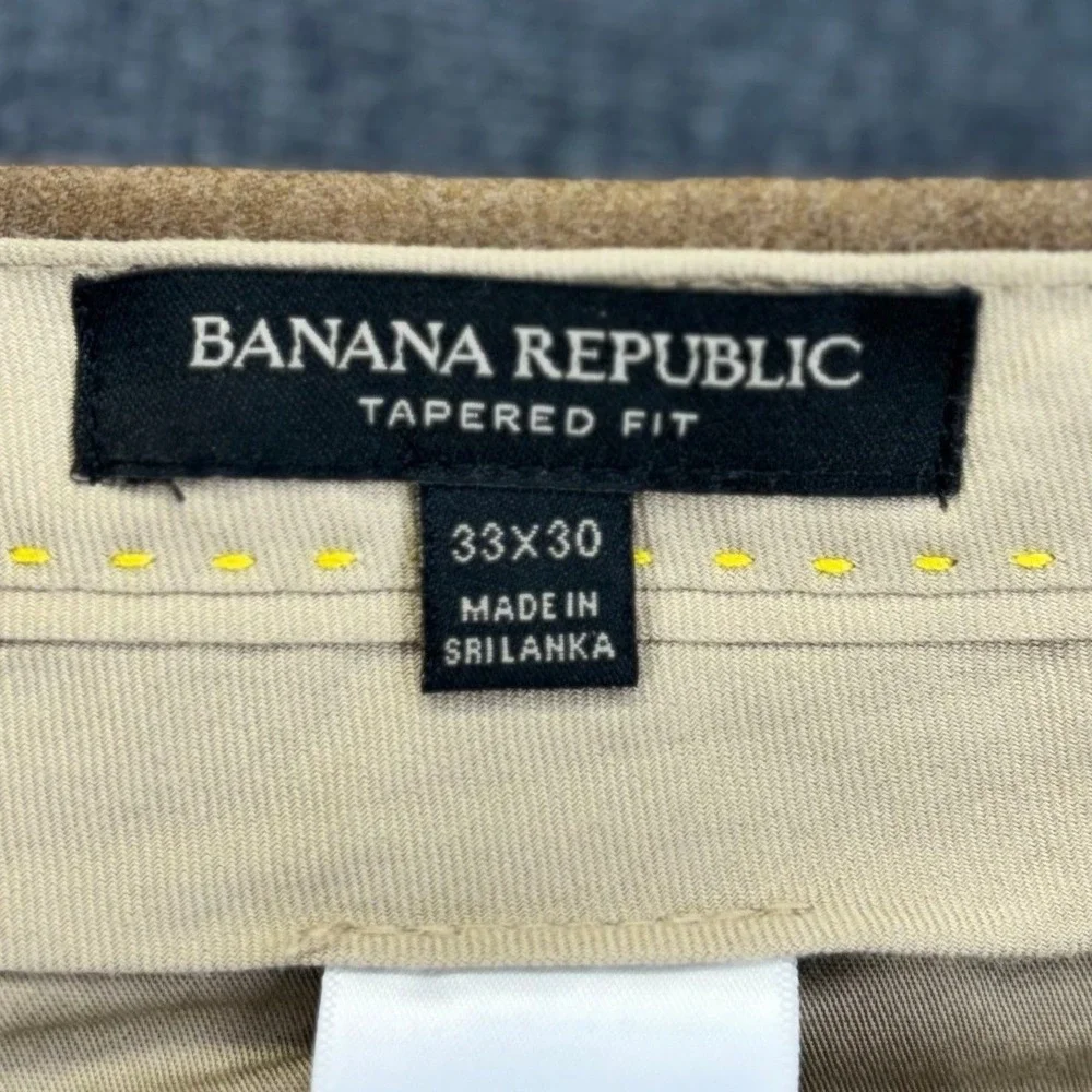 Banana Republic Fabrica Alta Marzotto 100% Wool Dress Pants Men's 33x30 Tapered